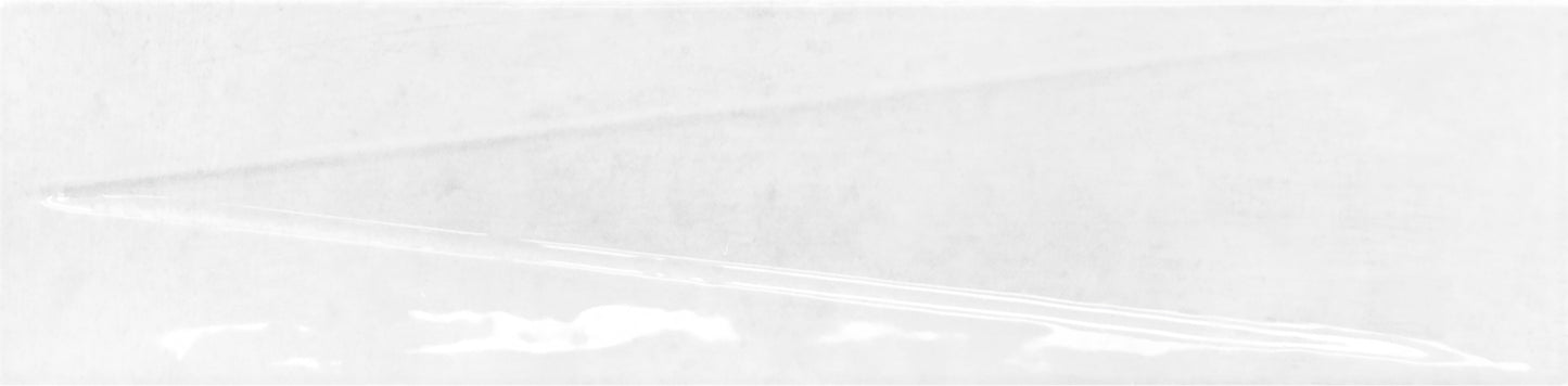 Bari White Decor 2x10 Polished Finish Subway Tile Backsplash