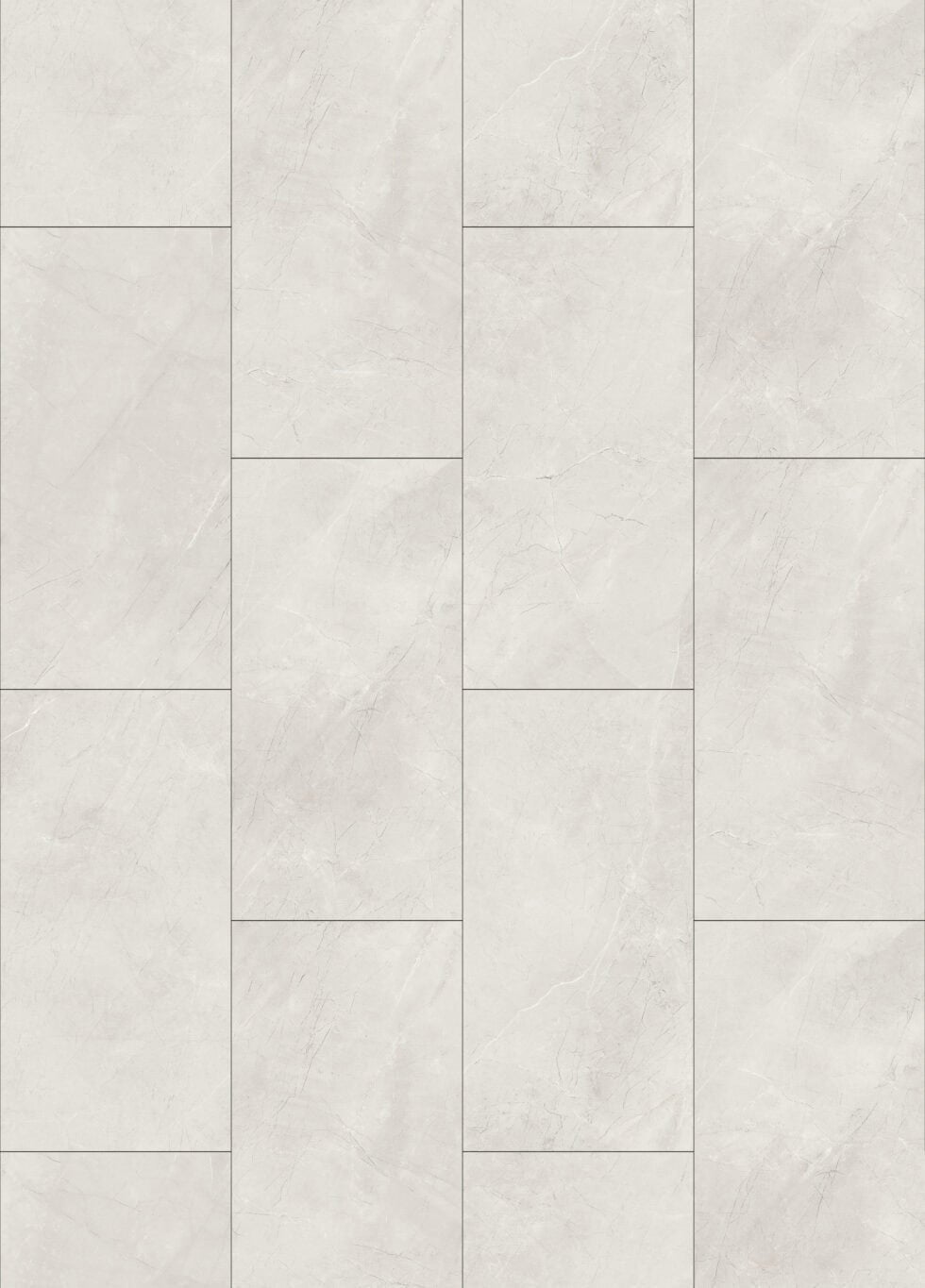 HTBC Zen Tile Alpine Snow 12"x24"x7.5mm Vinyl Flooring