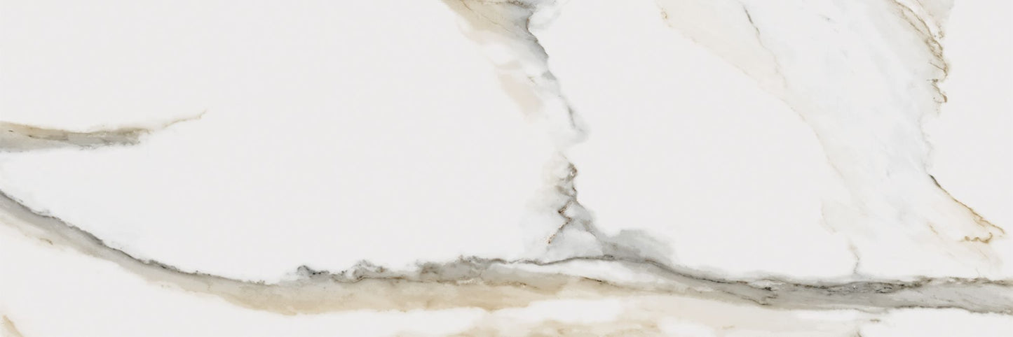 Atlantis Gold Polished Marble Look 39x118 Porcelain Slab