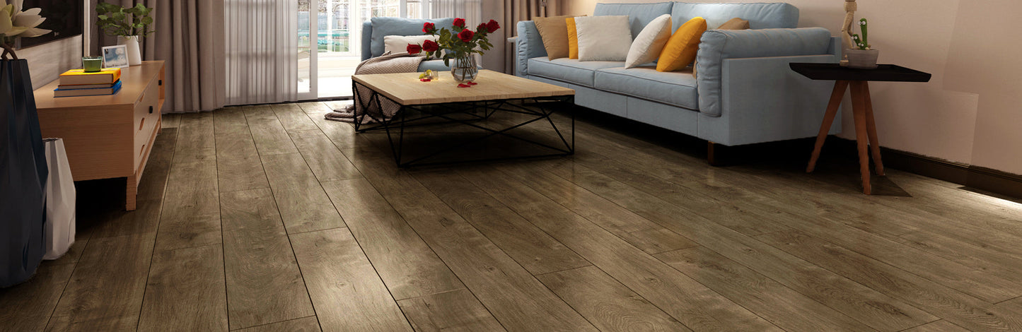 Opus Floors Bylot Oak II 8"x 48"x12mm Laminate Flooring