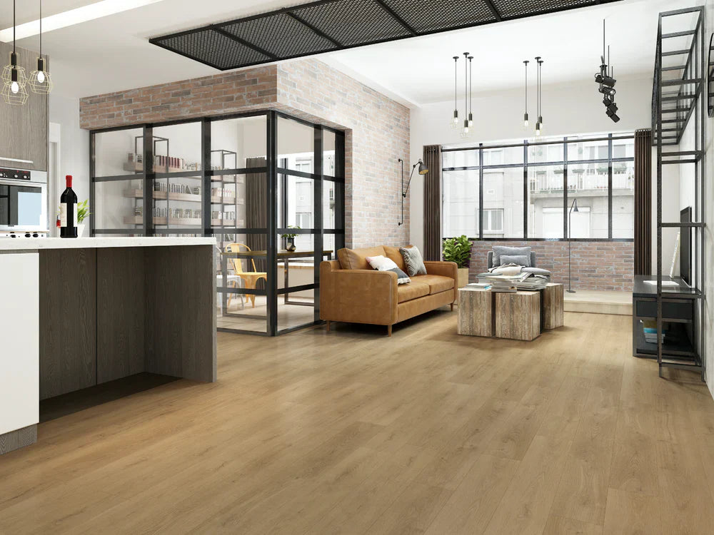 Biyork Hydrogen PRO Cashmere 7"x48"x2mm Vinyl Flooring