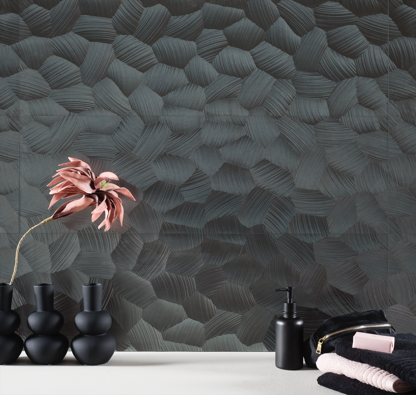 Circle Acero 12x40 Matte Finish Decorative Ceramic Wall Tile