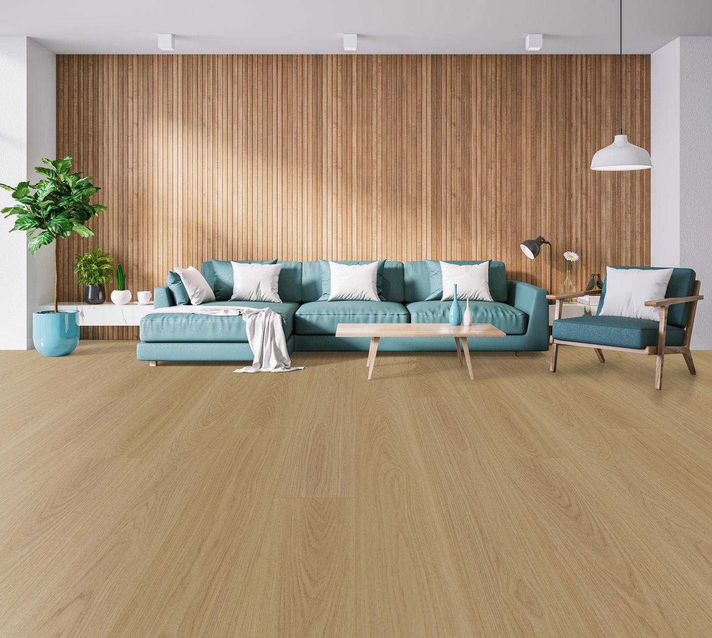 Biyork Hydrogen-8 Cool Haze 9"x72"x8mm Vinyl Flooring