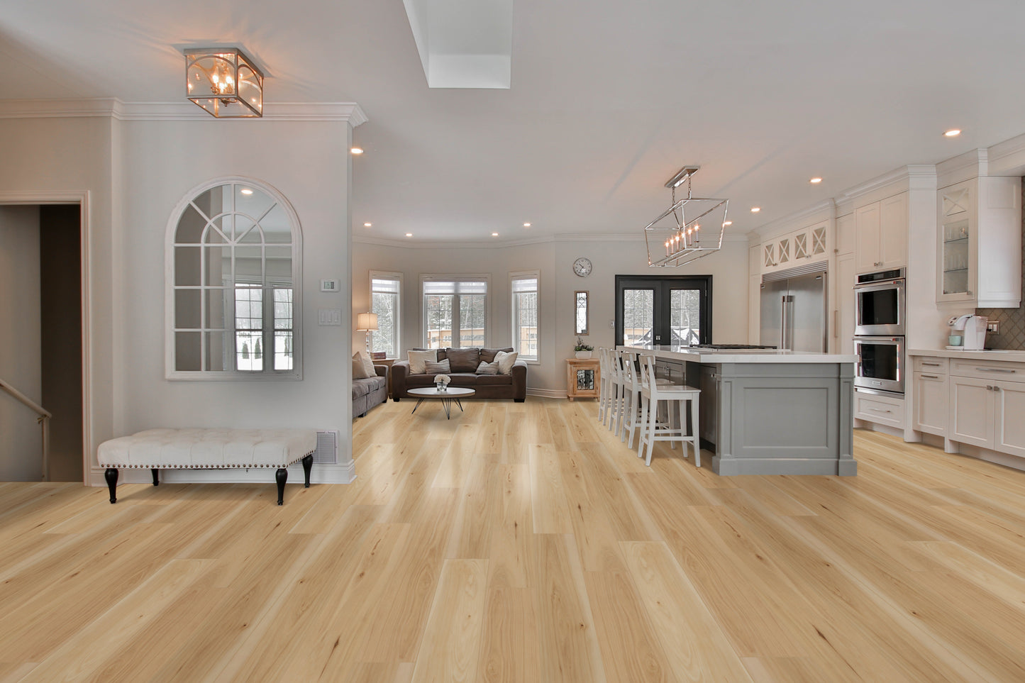 Biyork Hydrogen-7 Early Dawn 9"x60"x7mm Vinyl Flooring