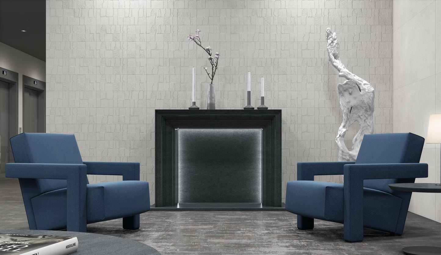 Edra Silver 6x20 Matte Finish Porcelain Brick Tile