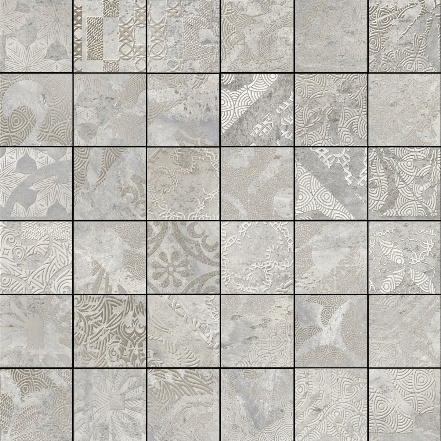 Ellesmere Mosaic 2x2 Semi-Polished Finish Porcelain Tile
