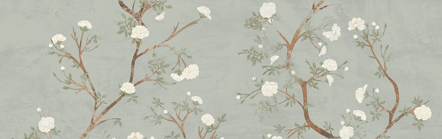 Enya Almond Sage 12"x40" Decorative Matte Ceramic Tile - A