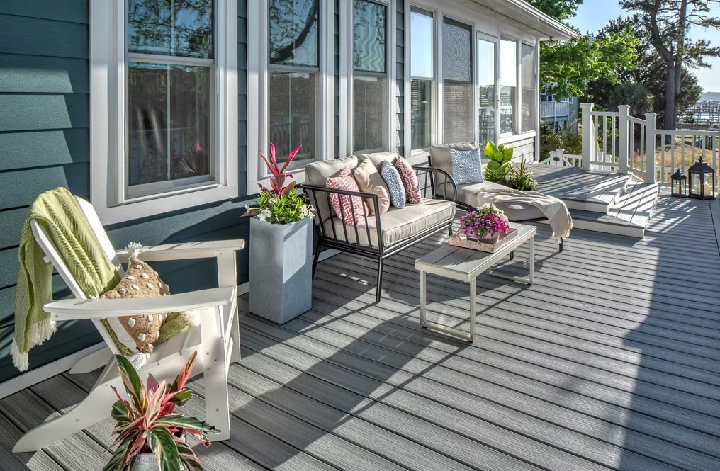 Trex Enhance Foggy Wharf 1"x8"x12 ft. Fascia