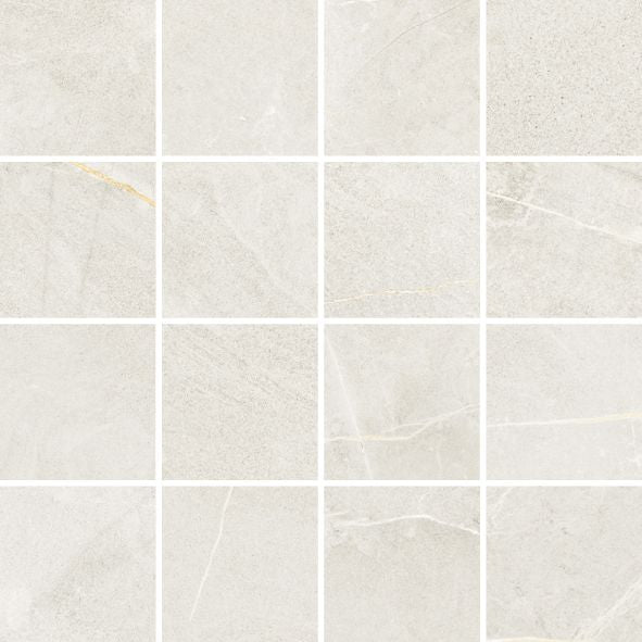 Gardena Bianco Mosaic 3x3 Matte Finish Porcelain Tile