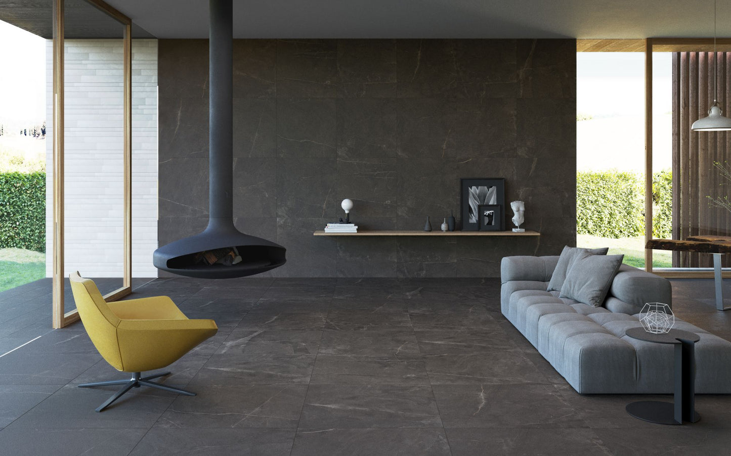 Gardena Nero 16x32 Matte Finish Porcelain Tile