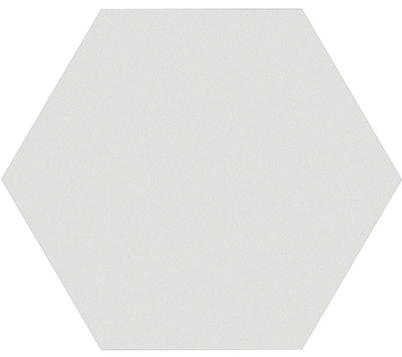 Hex White 9x10 Matte Finish Porcelain Tile