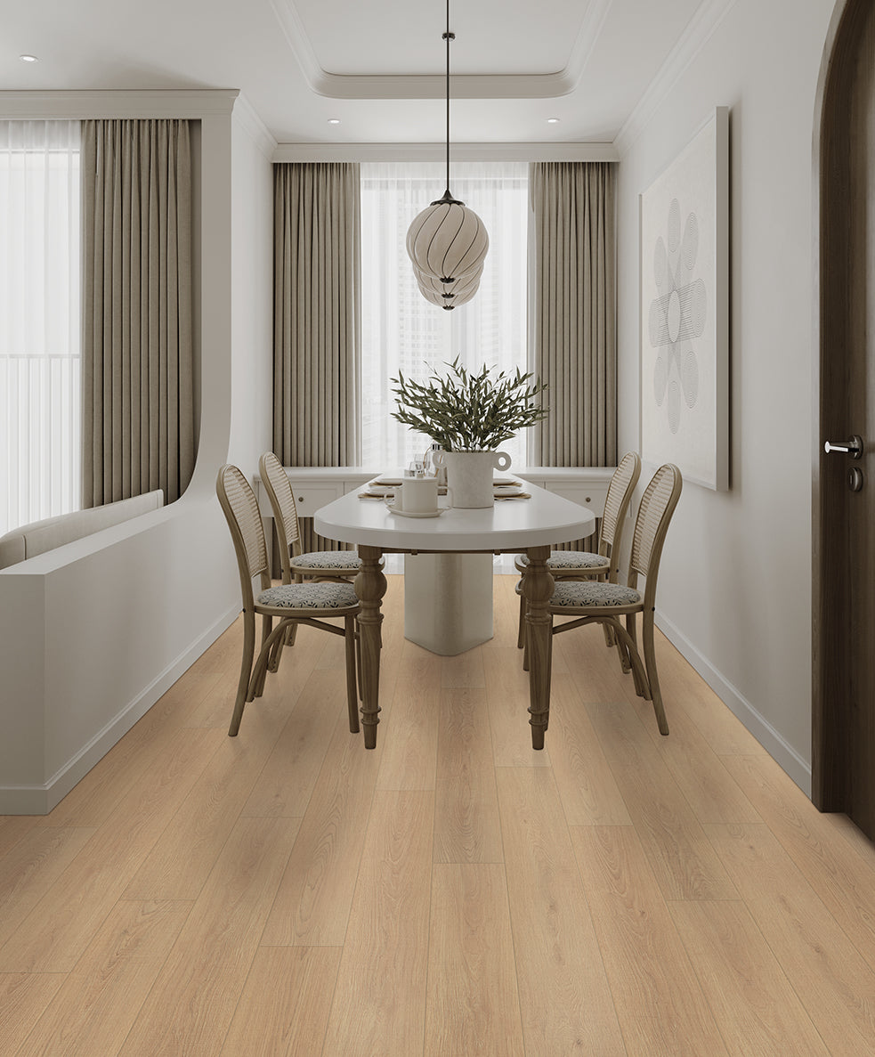 Homecoming Crest Oak 10mm Laminate Flooring 7”x47”