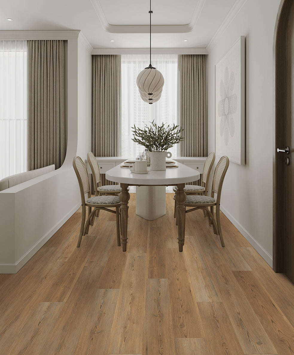 Homecoming Trail Pine 10mm Laminate Flooring 7”x47”