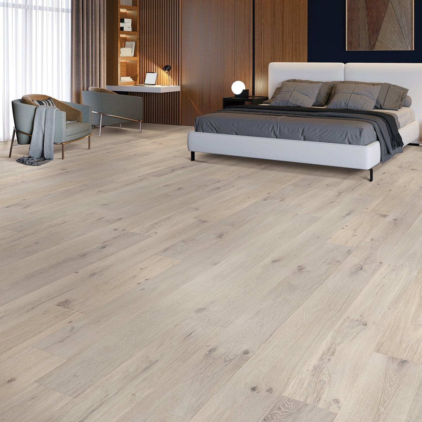 Next Floor Latte Oak 7"x75" Engineered Hardwood Flooring