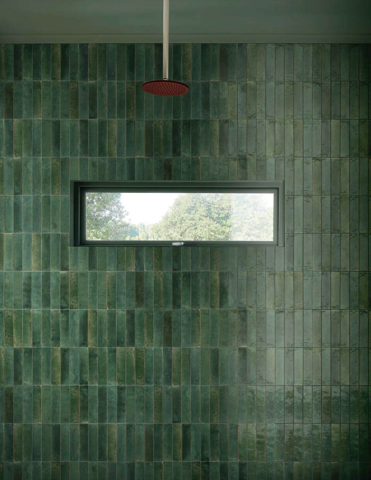 Lume Green Glossy 2"x9" Subway Porcelain Tile