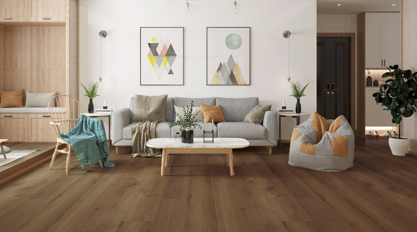 Opus Floors Magellan Oak 9"x87"x12mm Laminate Flooring