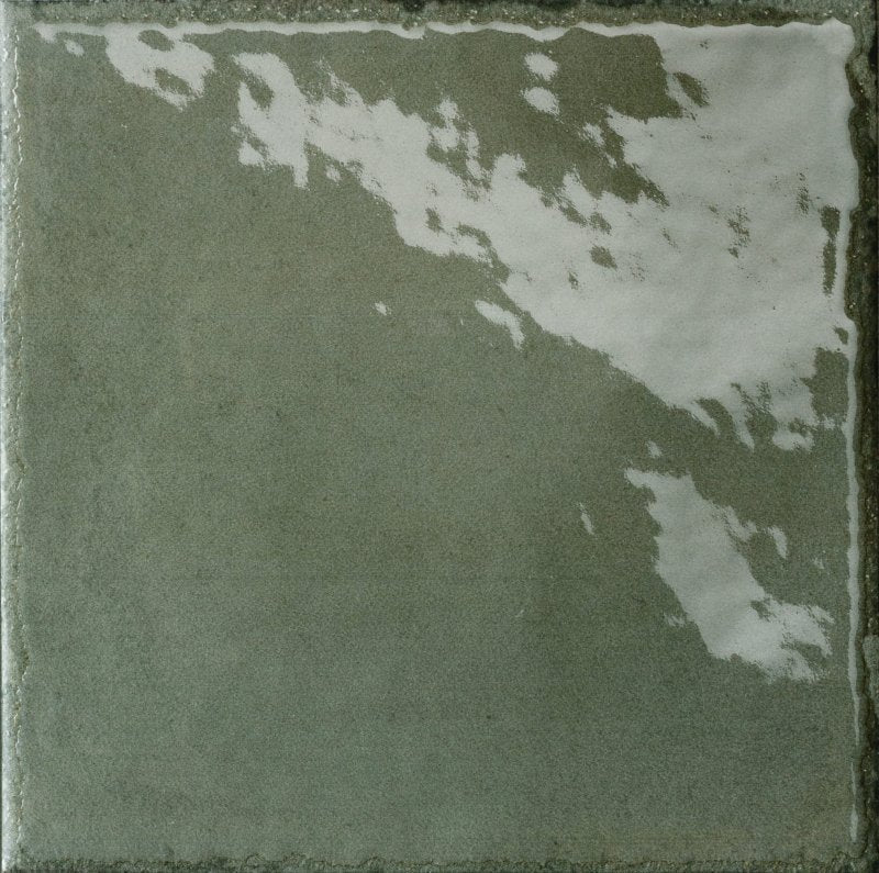 Manufatti Undergrowth Glossy 8"x8" Decorative Porcelain Tile