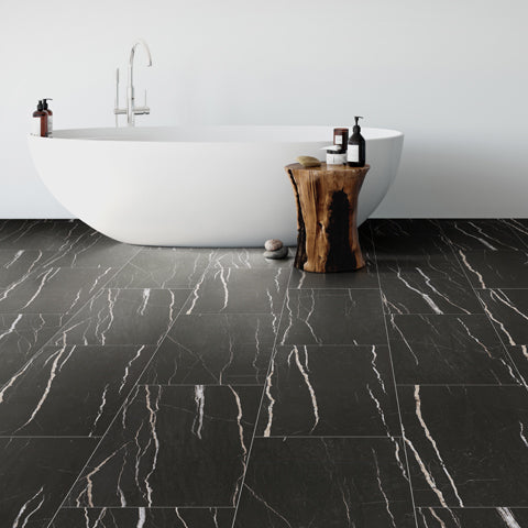 Tarkett ProGen Marquina Nero 12"x24" Luxury Vinyl Tile