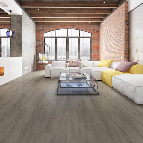 Biyork Hydrogen PRO Nickel 7"x48"x2mm Vinyl Flooring