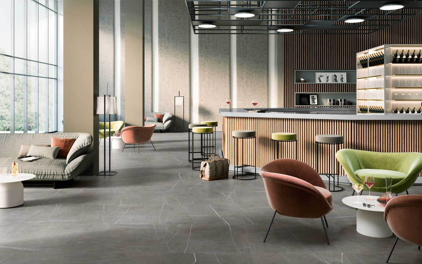 Nomade Argent 12x24 Matte Finish Porcelain Tile