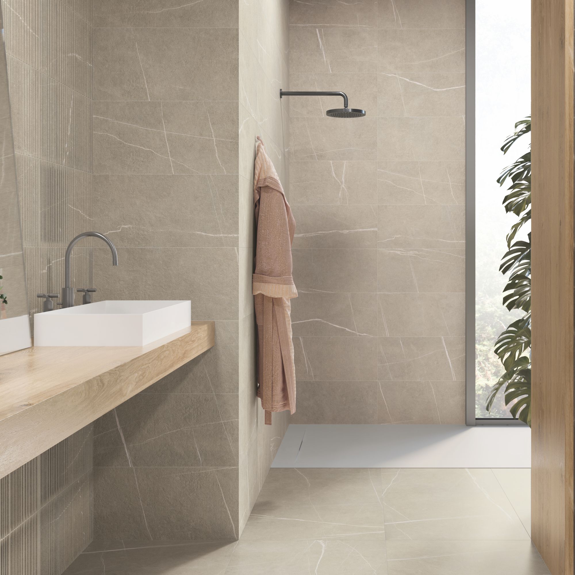 Nomade Bone 12x24 Matte Finish Porcelain Tile