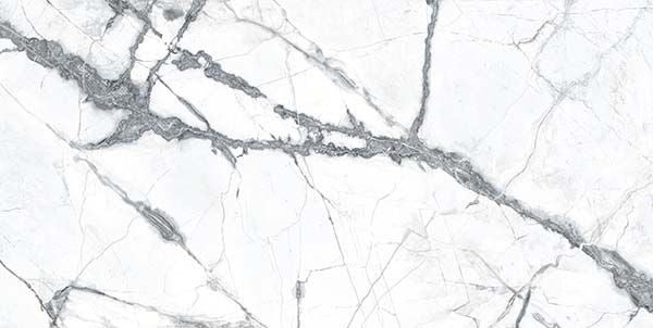 Olympia White 24x48 Polished Marble Look Porcelain Tile