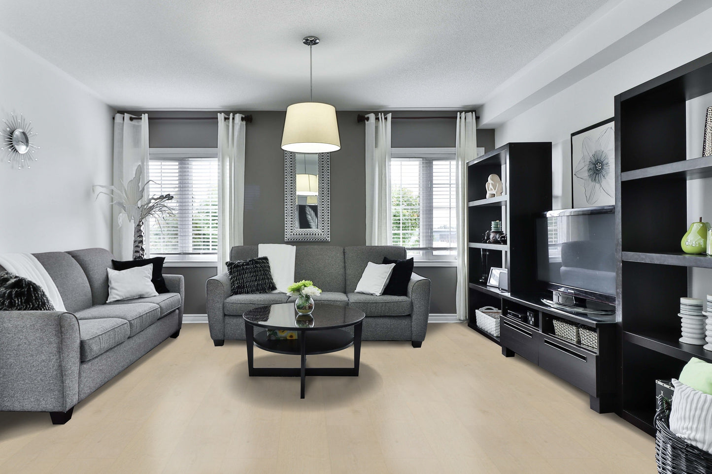 Biyork Hydrogen-7 Opal Horizon 9"x60"x7mm Vinyl Flooring