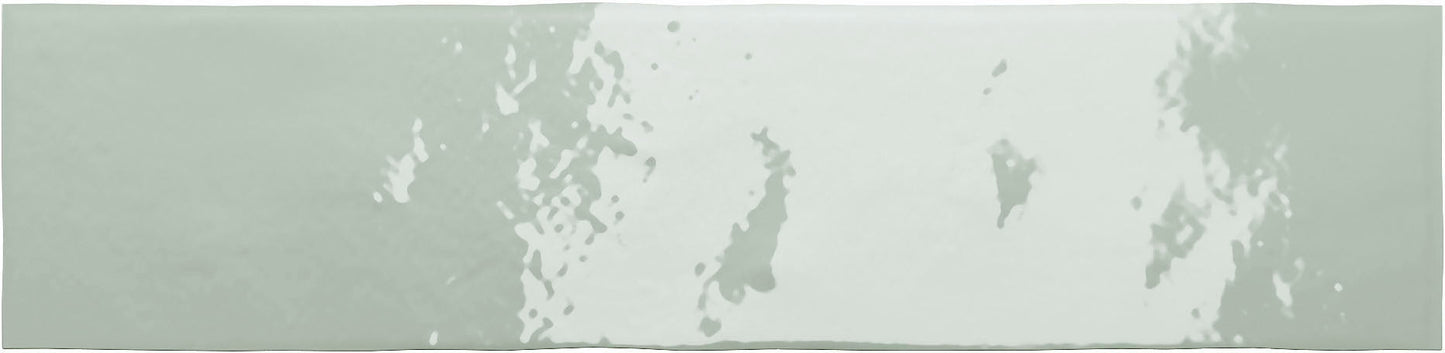 Pura Menta 2x10 Polished Porcelain Subway Tile - Backsplash