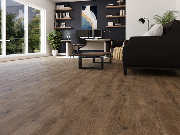 Good Fellow R.Mountain Pyramid 7"x48" Luxury Vinyl Flooring