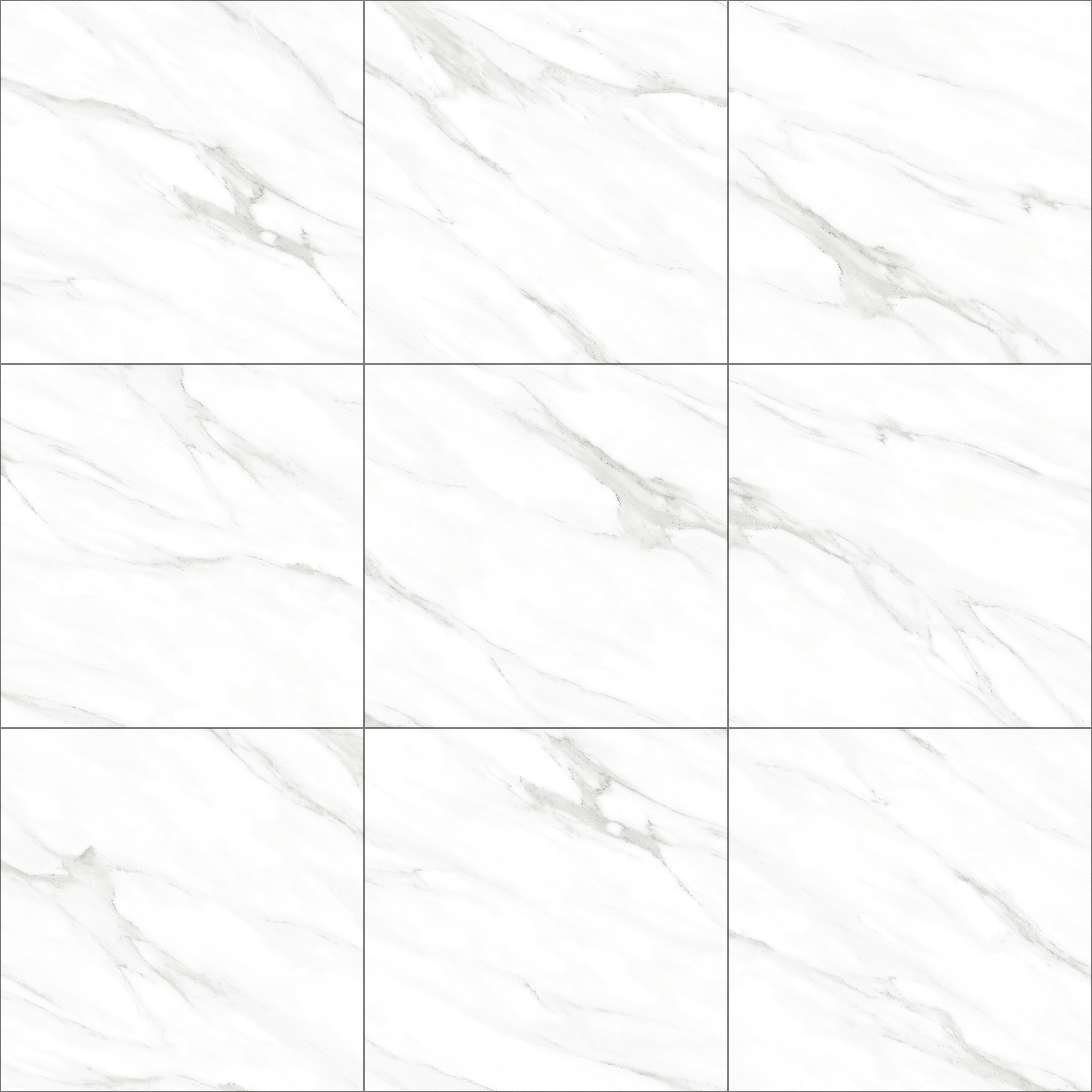 Royal Calacatta 24x24 Polished Marble Look Porcelain Tile