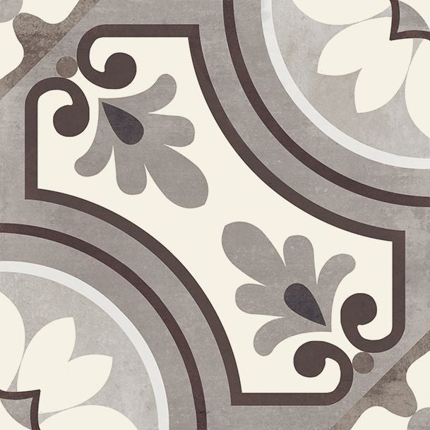 Saint Germain Pattern 8x8 Matte Porcelain Decorative Tile