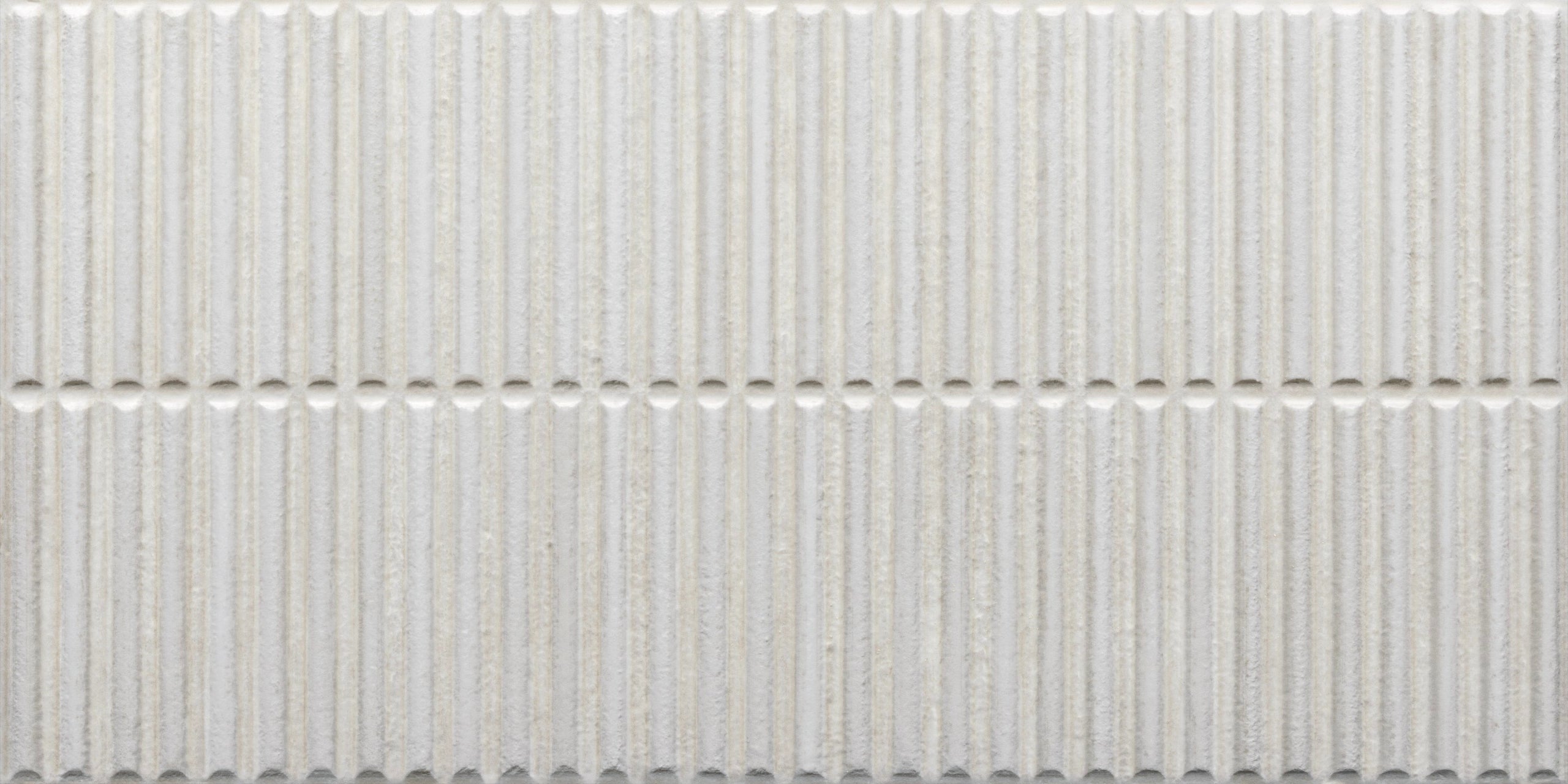 Homey Stripes White 12x24 Polished Fluted Backsplash Tile