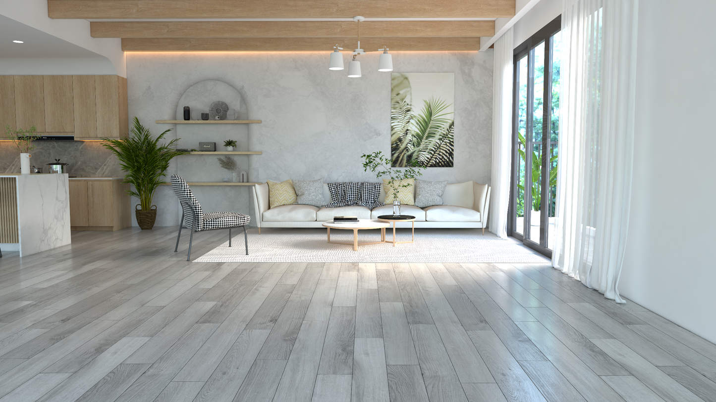 Infinity Floor Hazelwood 7mm SPC LVP Flooring 9"x60"