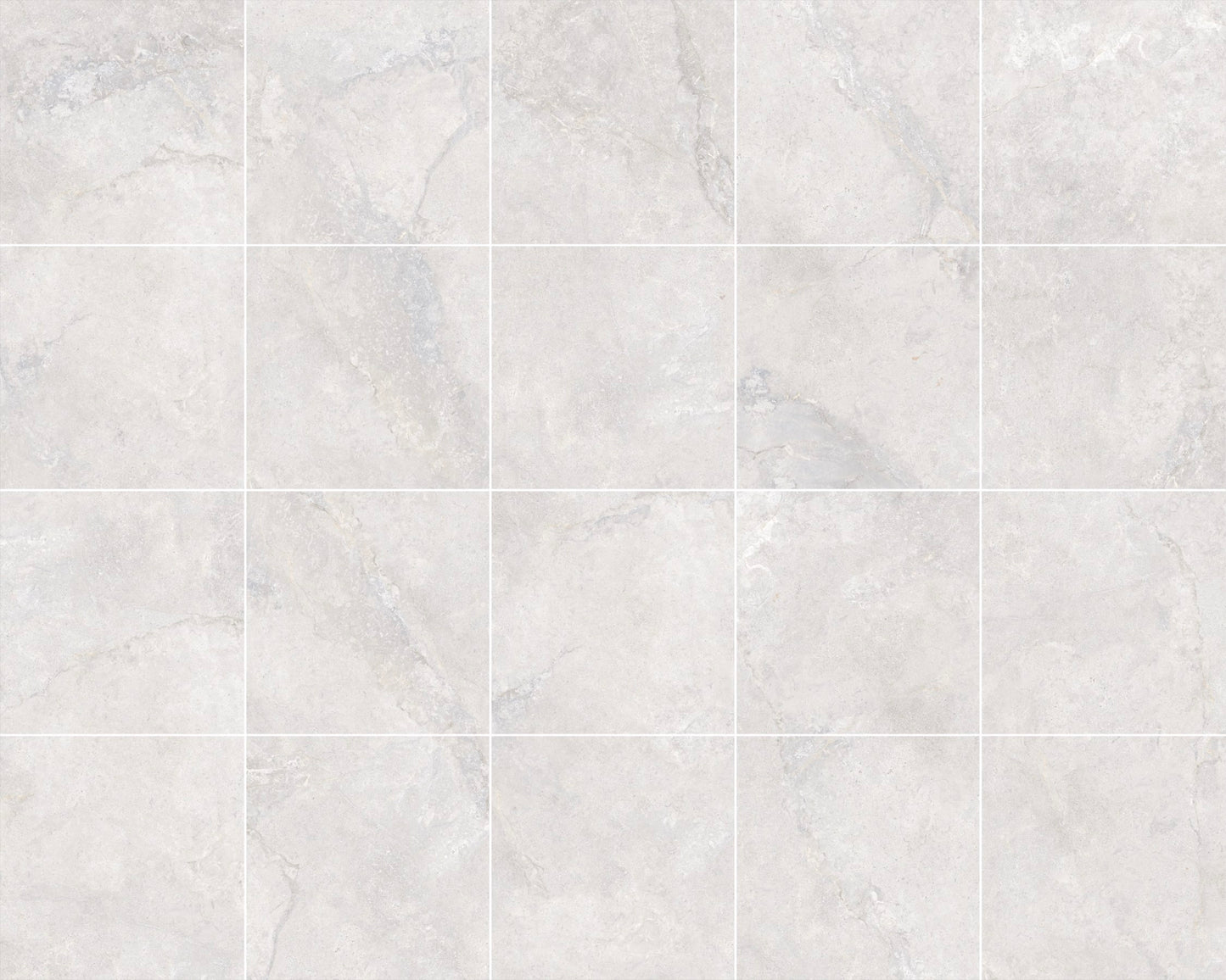Stone Valley White 24x24 Matte Finish Porcelain Tile