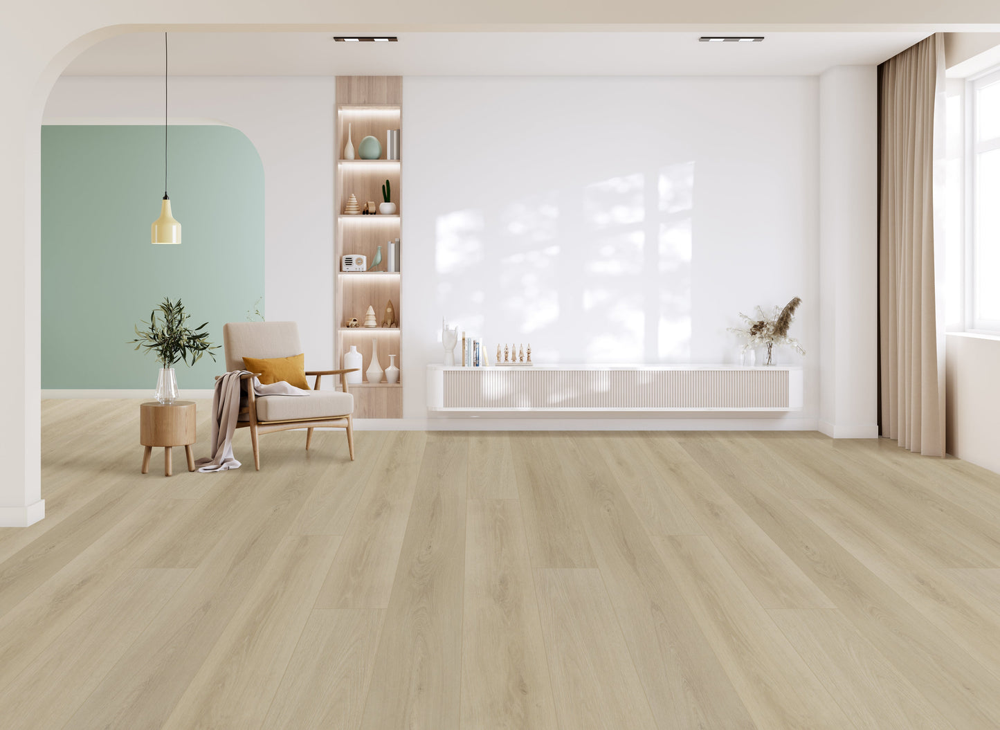 Biyork Hydrogen-8 Valley Bliss 9"x72"x8mm Vinyl Flooring