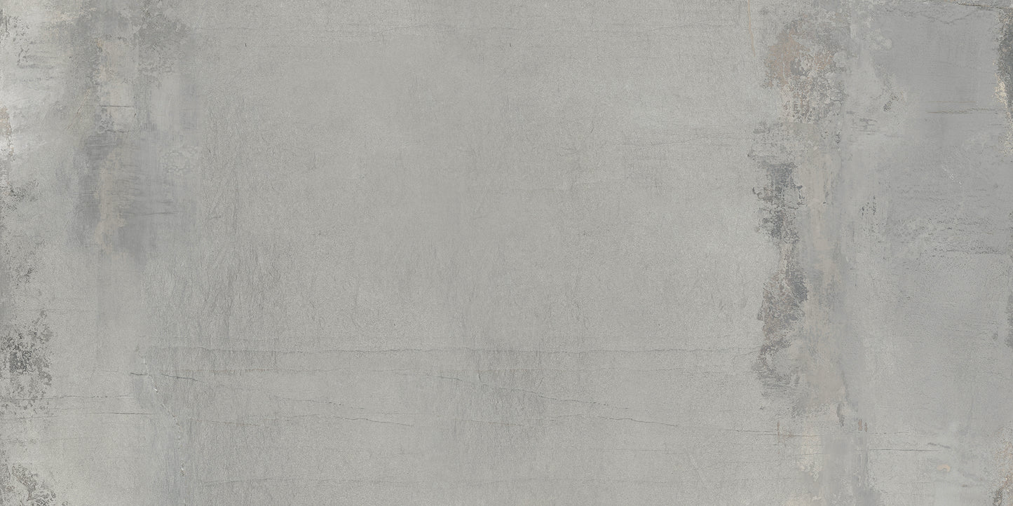 Abita Nichel 24x48 Semi-Polished Porcelain Concrete Tile