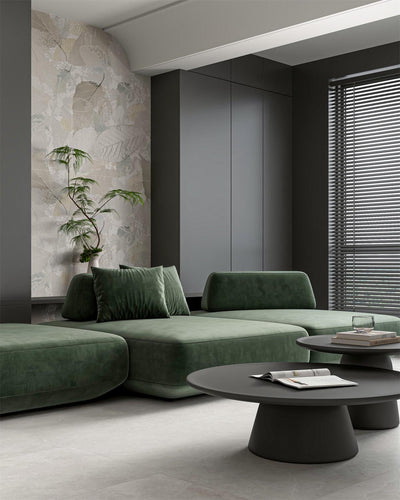 Akiba 24"x48" Matte Decorative Porcelain Wall Tile - B