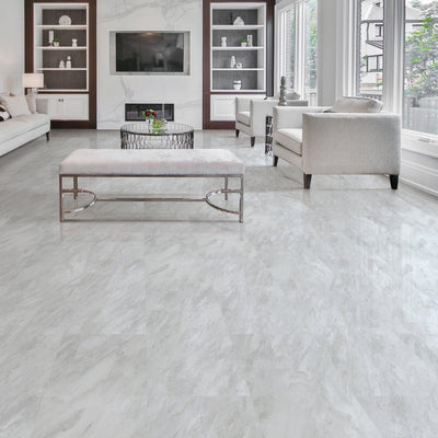 Next Floor Astonishing Argento 12"x 32" Luxury Vinyl Flooring