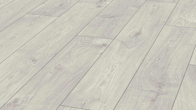 Eurostyle Atlas White 7"x54"x8mm Laminate Flooring