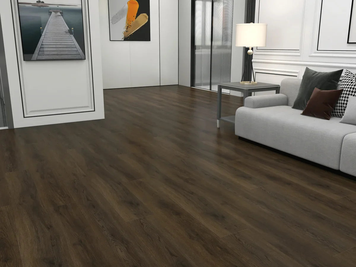Floor Tek Aurum Era Rosetan 9"x60" SPC Vinyl Flooring