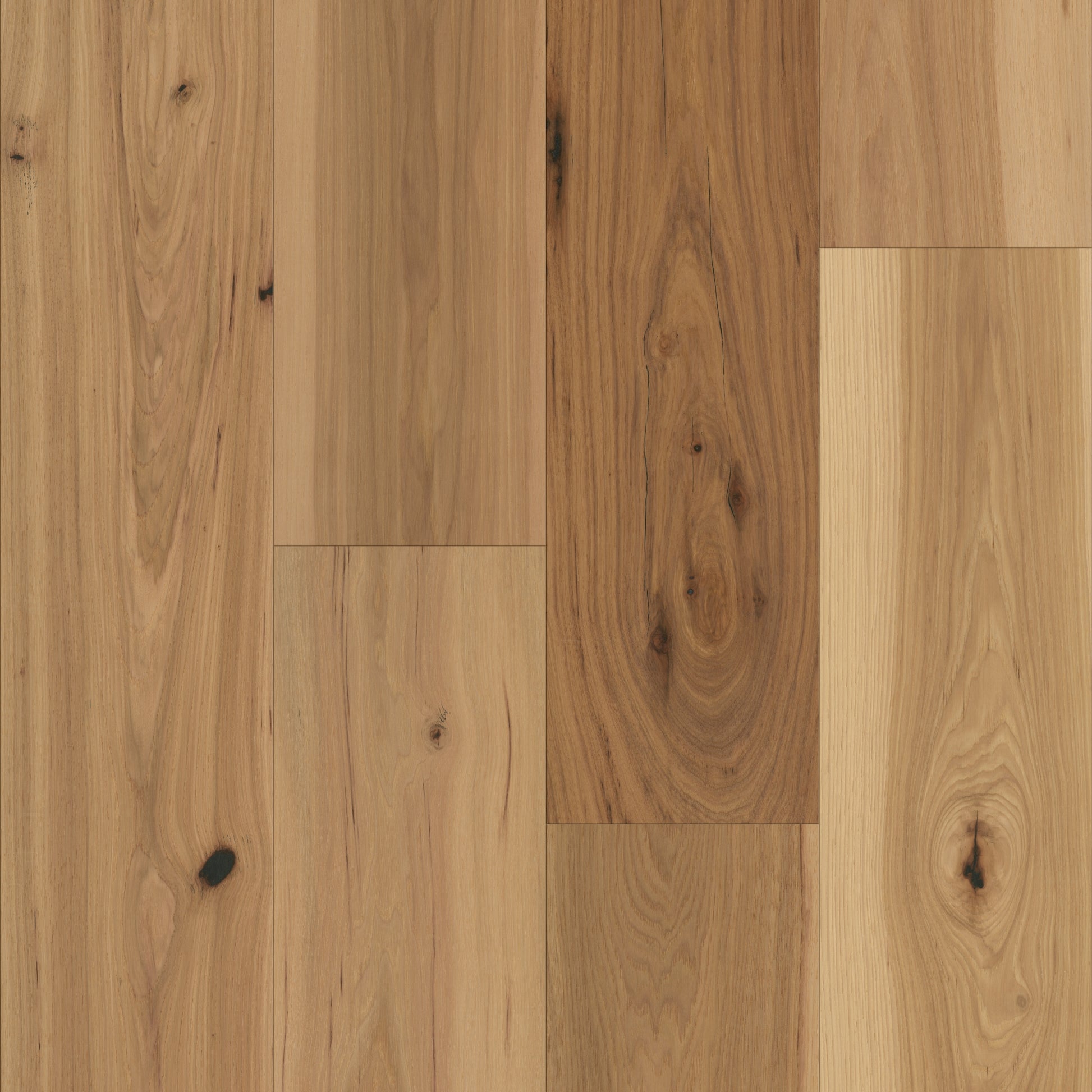 Close-up of wooden flooring with a natural finish