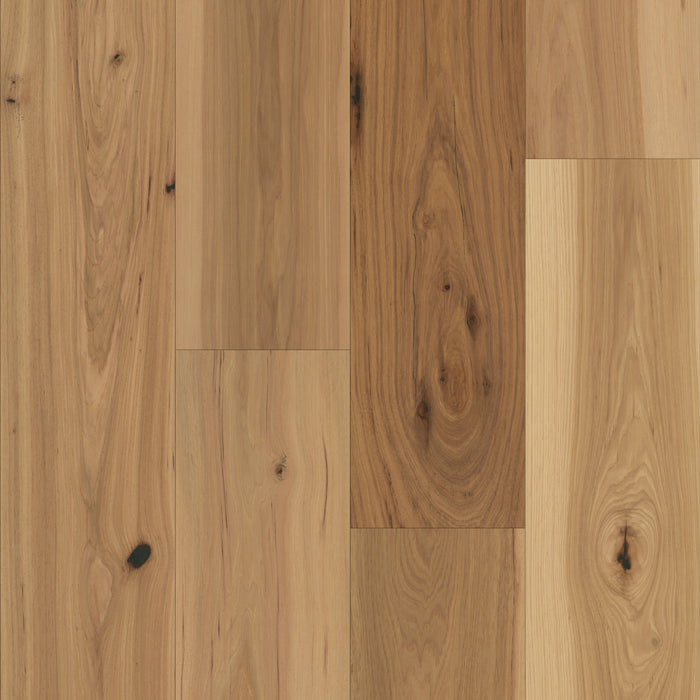 Close-up of wooden flooring with a natural finish