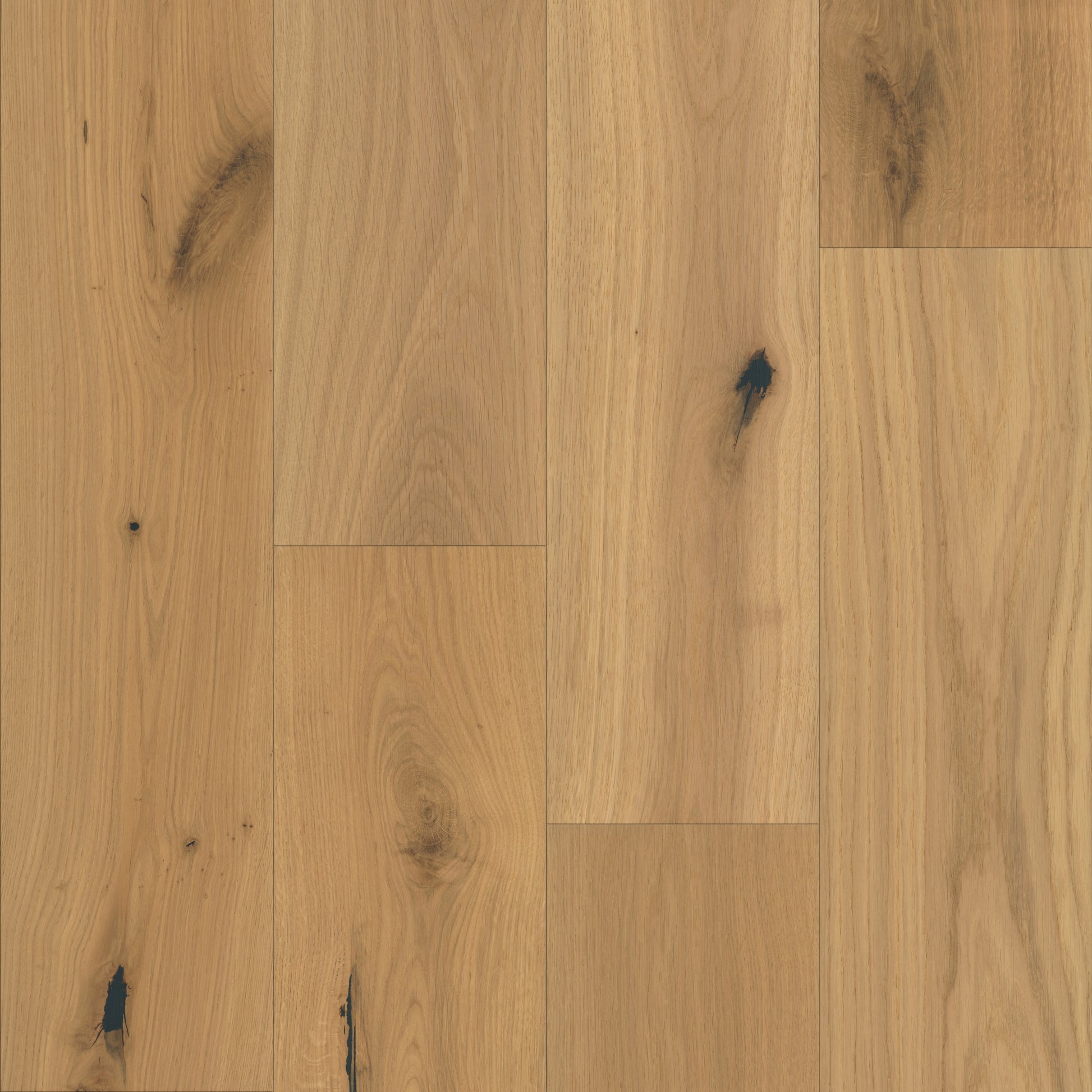 Light oak flooring close-up