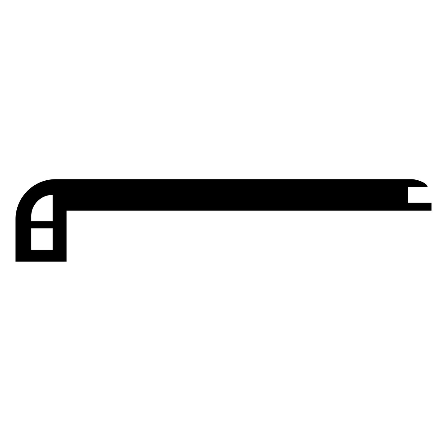 Biyork Hydrogen-8 Cloud Vinyl Stairnose 69"