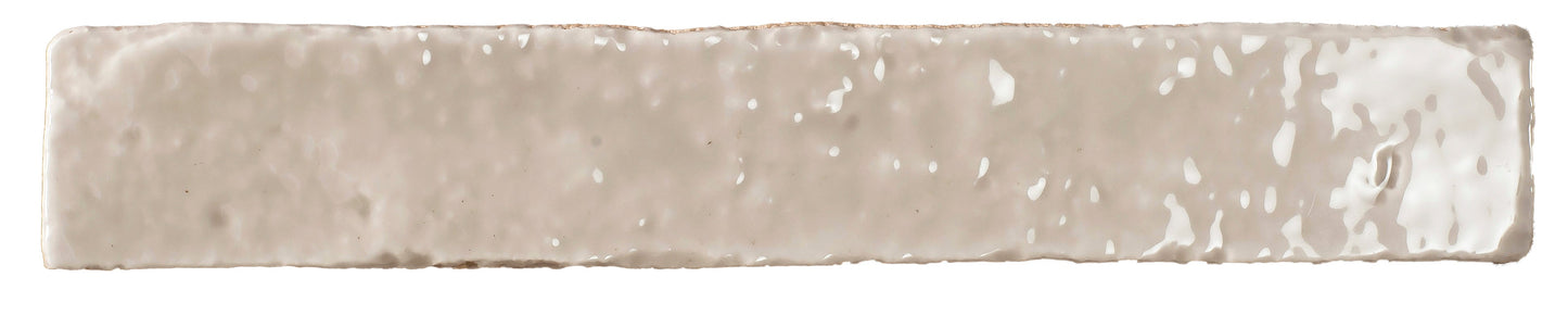 Brutalist Stone 2"x10" Glossy Subway Tile Backsplash