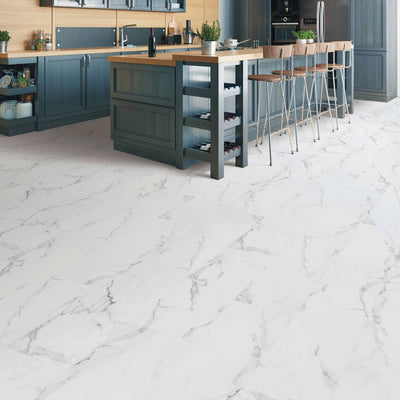 Next Floor Astonishing Calacatta 12"x 32" Luxury Vinyl Flooring