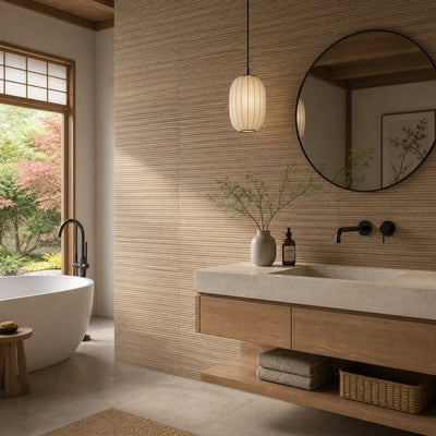 Linnear Natural Wood-Look 12"x40" Decorative Ceramic Tile