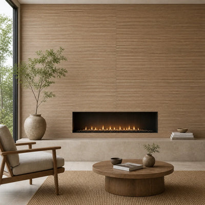 Linnear Natural Wood-Look 12"x40" Decorative Ceramic Tile