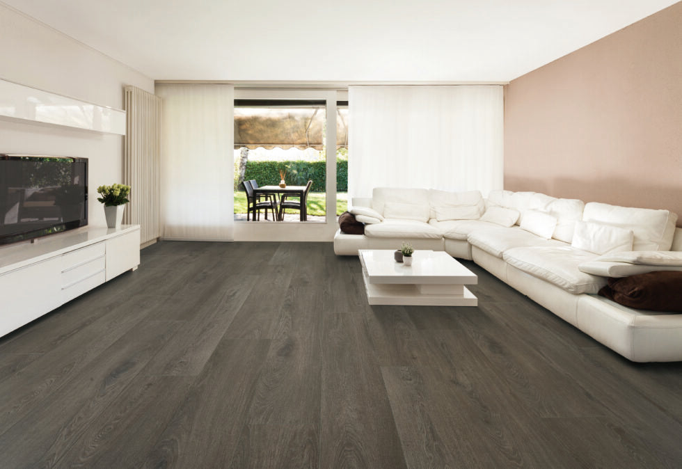 HTBC Supreme Wood Chateau 9"x60"x12mm Laminate Flooring