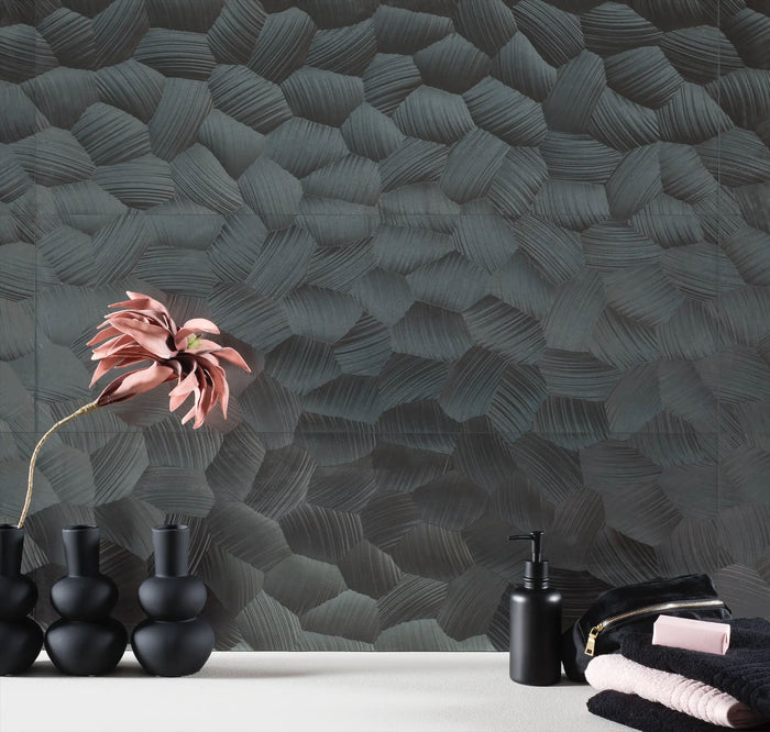 Circle Acero 12x40 Matte Ceramic Decorative Wall Tile